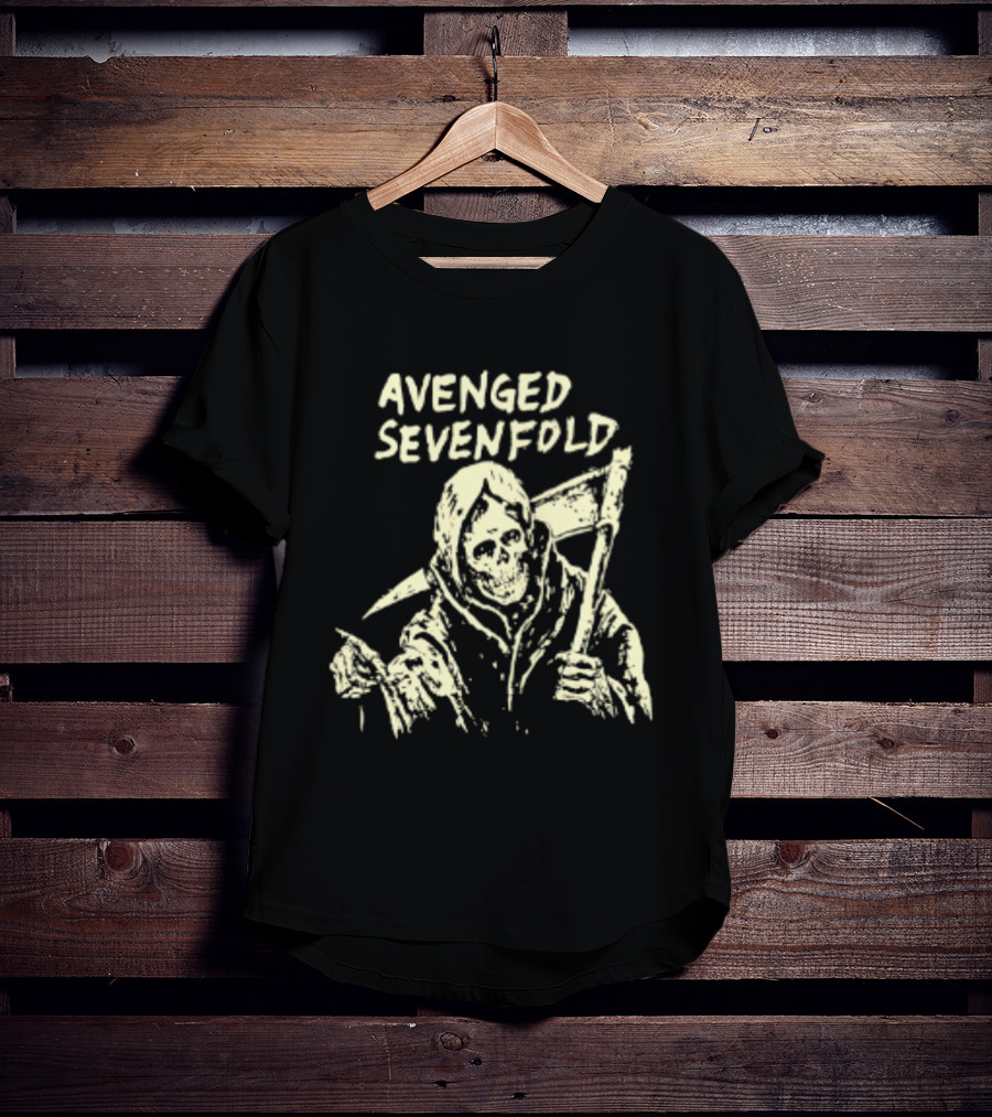 Avenged Sevenfold Grim Reaper Scythe A7X T-Shirt