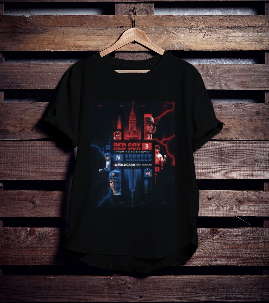 Boston Red Sox Vs New York Yankees 2026 MLB Wild Card Faceoff The Rivalry T-Shirt