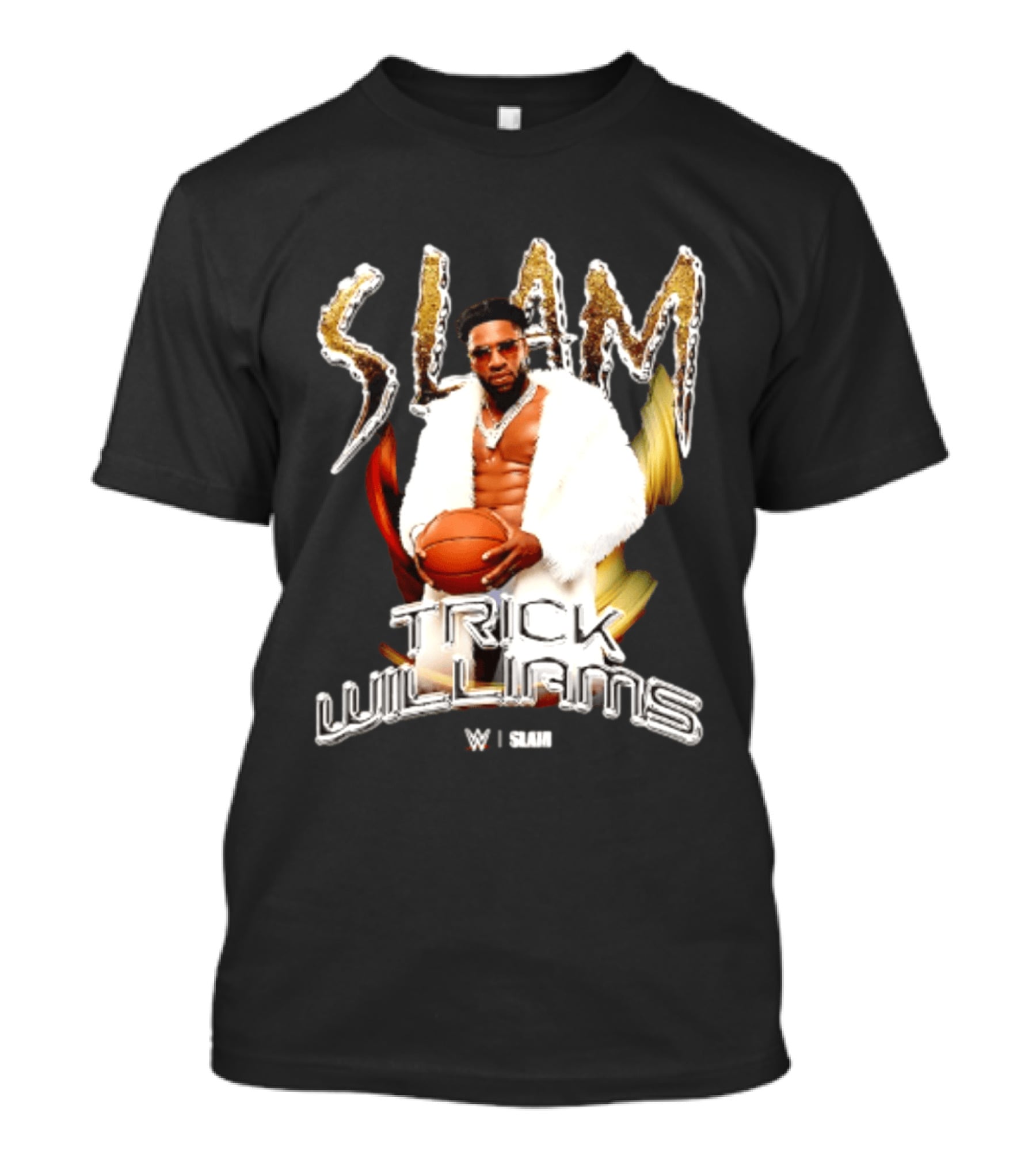 Trick Williams SLAM WWE Basketball Fashion Fusion T-Shirt