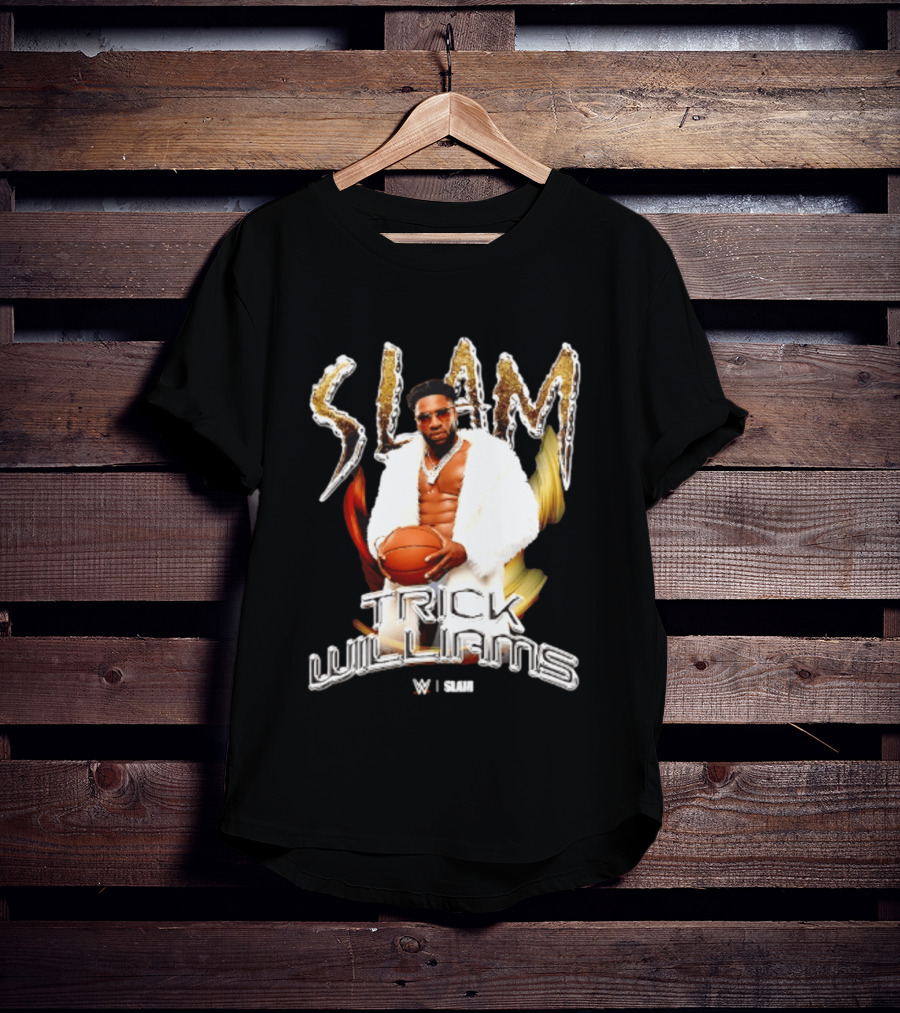 Trick Williams SLAM WWE Basketball Fashion Fusion T-Shirt
