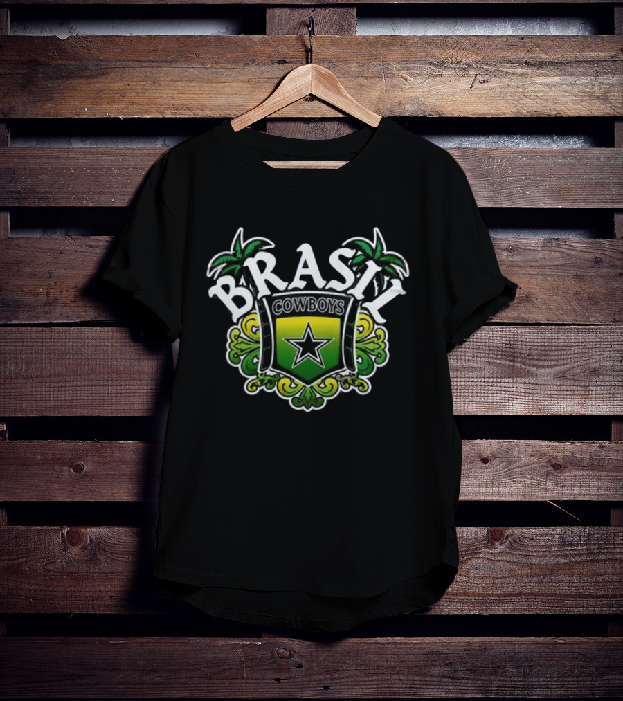 Dallas Cowboys Brazil Tropical Star 2026 T-Shirt