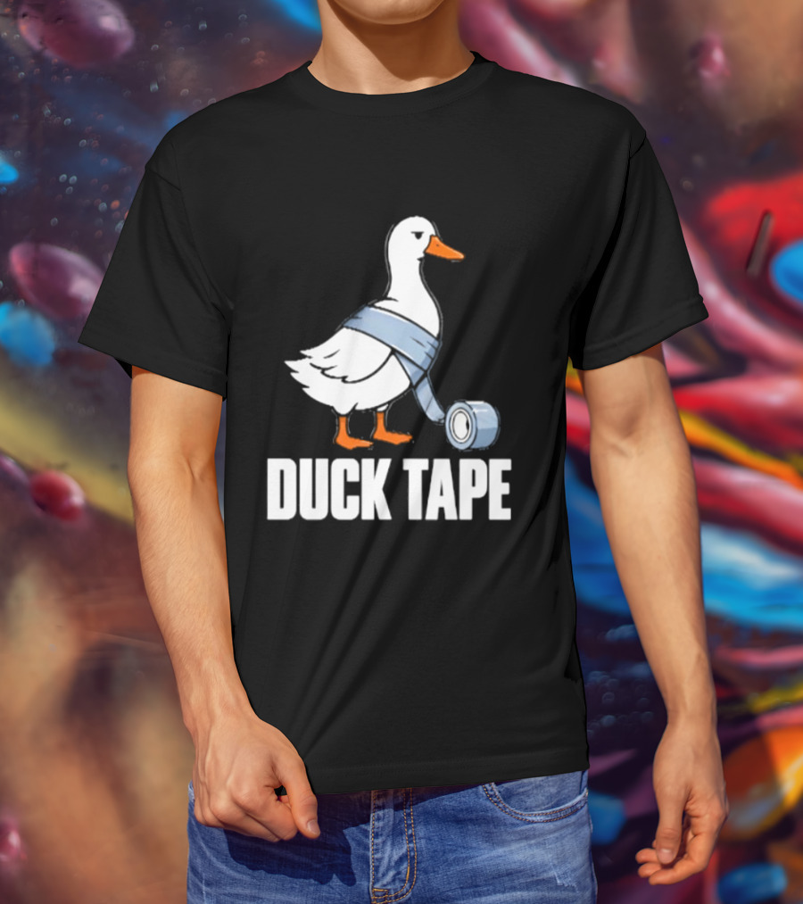 Duck With Tape Roll Duck Tape T-Shirt