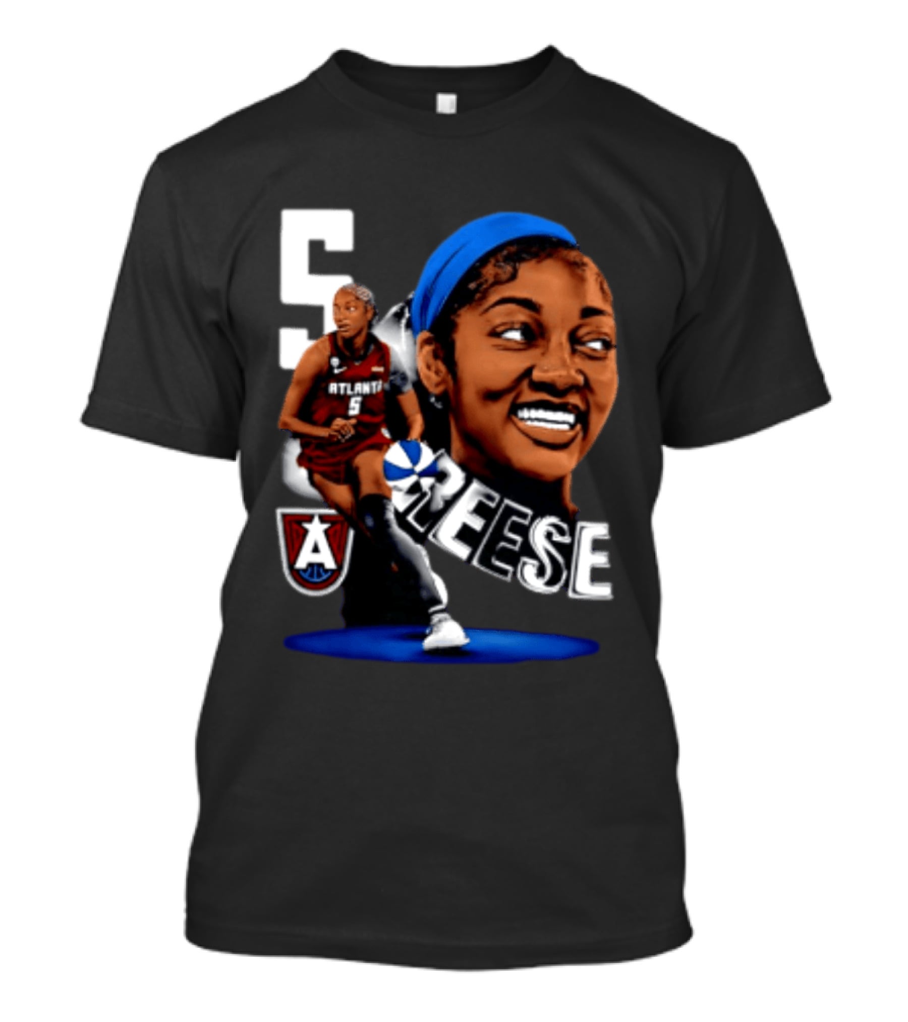 Angel Reese 5 Atlanta Dream WNBA Basketball Player Number 5 T-Shirt