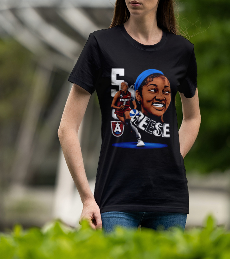 Angel Reese 5 Atlanta Dream WNBA Basketball Player Number 5 T-Shirt