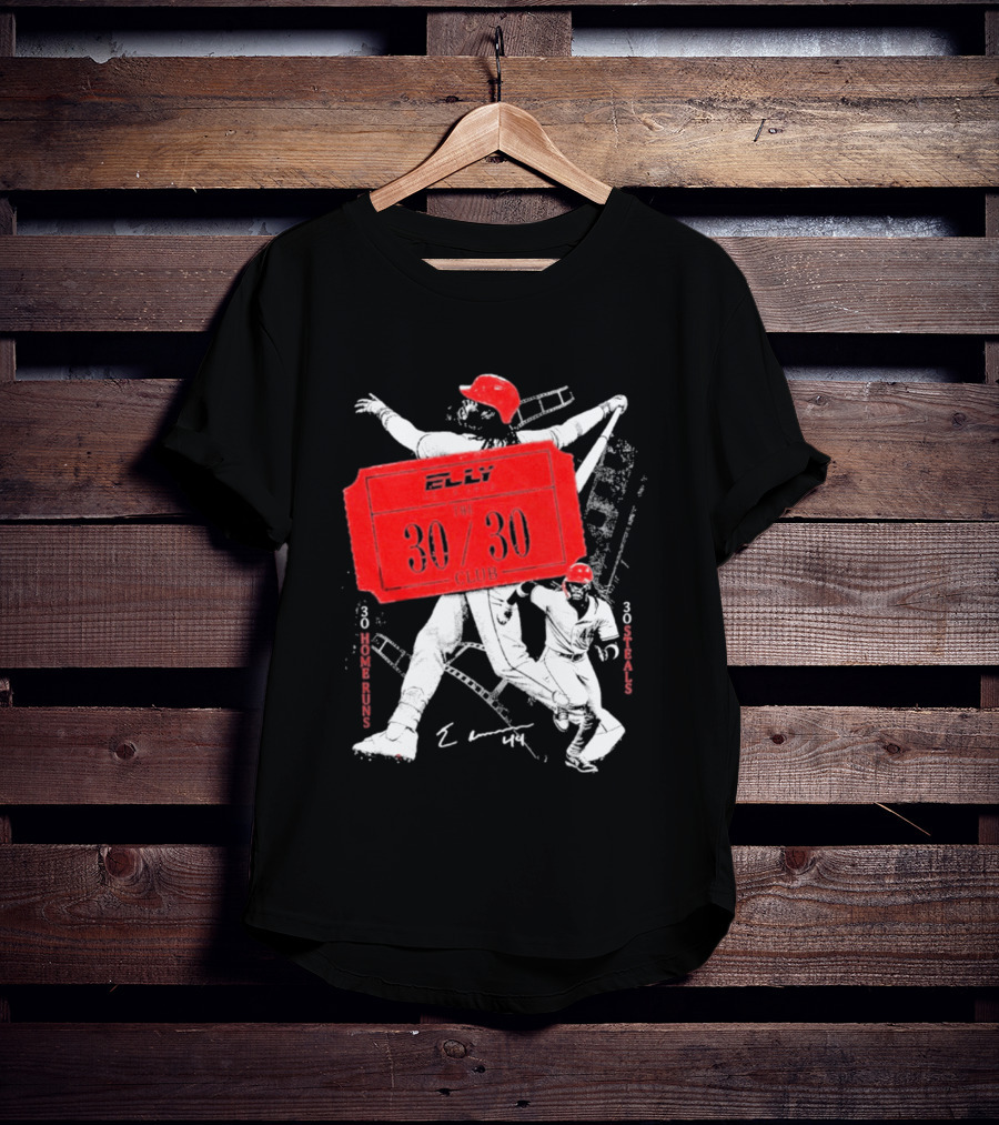 Elly The 30 30 Club 30 Home Runs 30 Steals T-Shirt