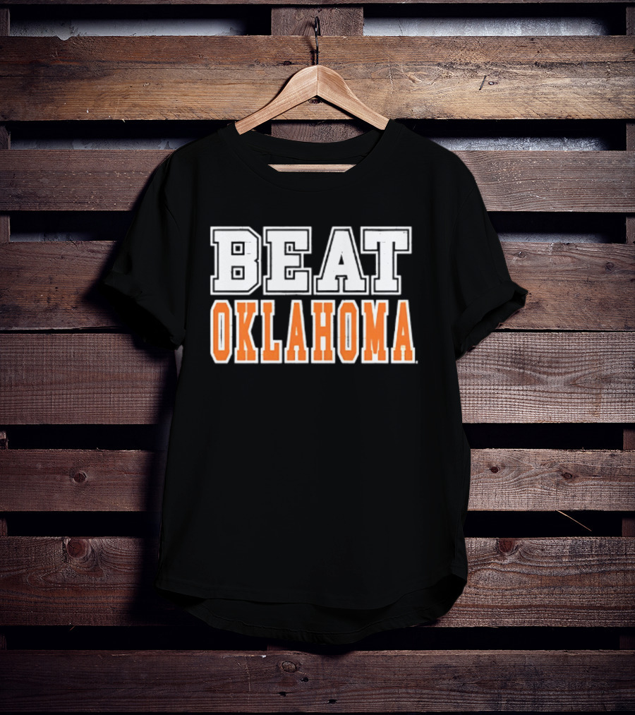 Beat Oklahoma Texas Longhorns NCAA Football Rivalry T-Shirt