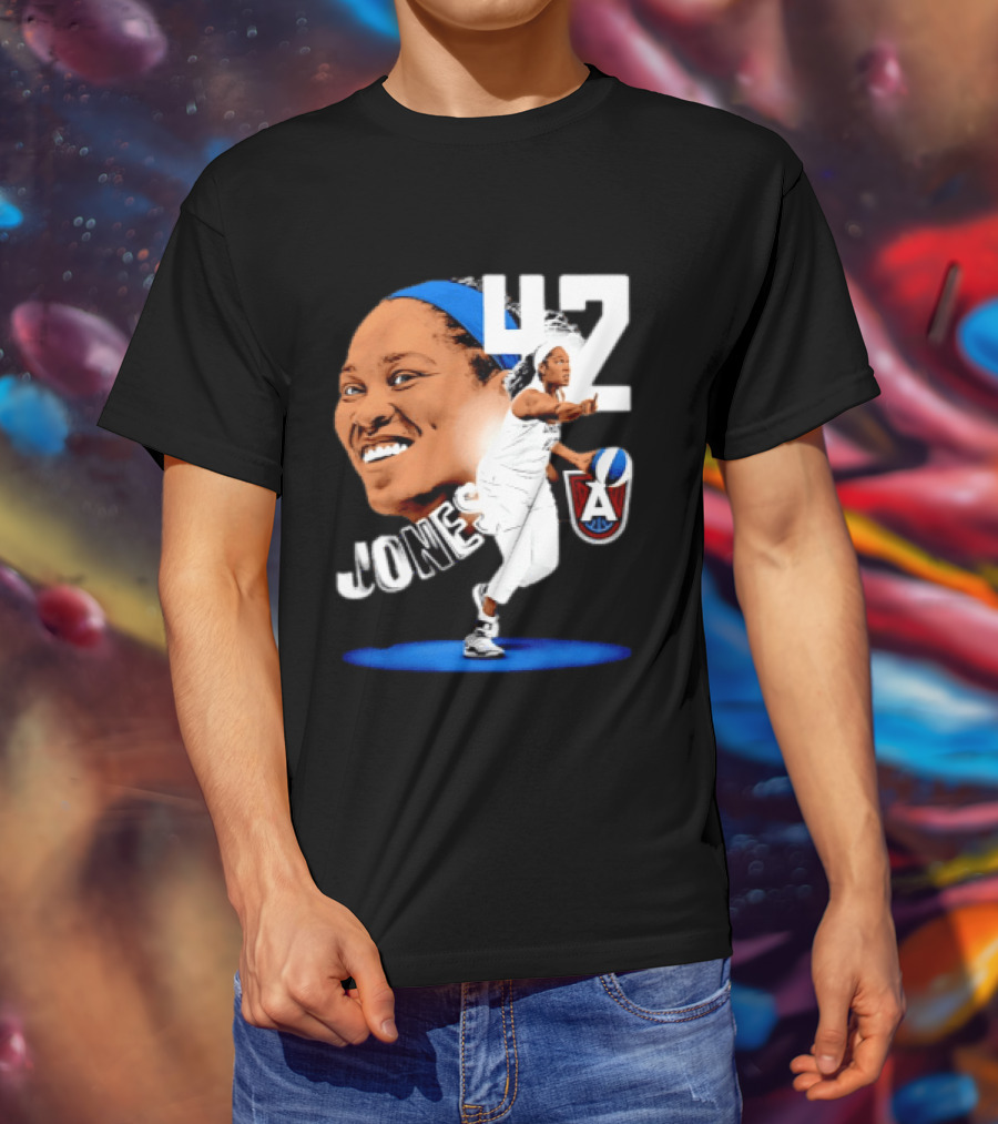 Brionna Jones 42 Atlanta Dream WNBA Basketball Player Sports T-Shirt