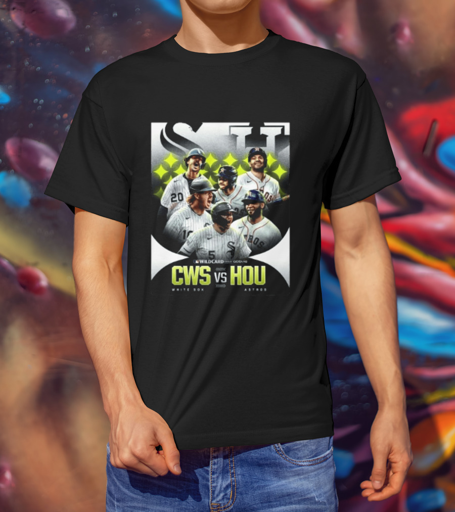 CWS Vs HOU 2026 MLB AL Wild Card White Sox Astros Rivalry T-Shirt