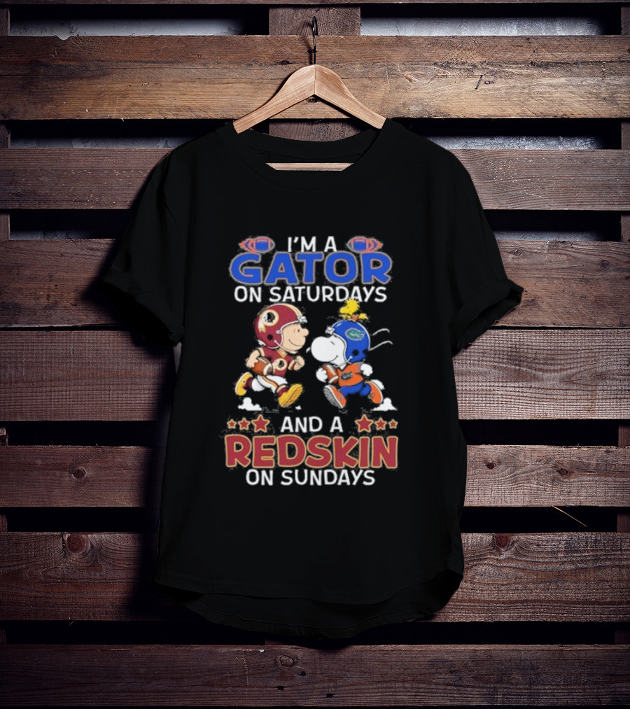 I'm A Gator On Saturdays And A Redskin On Sundays T-Shirt