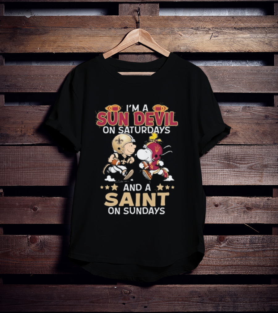 Sun Devil Saturdays Saint Sundays Fan Gear T-Shirt