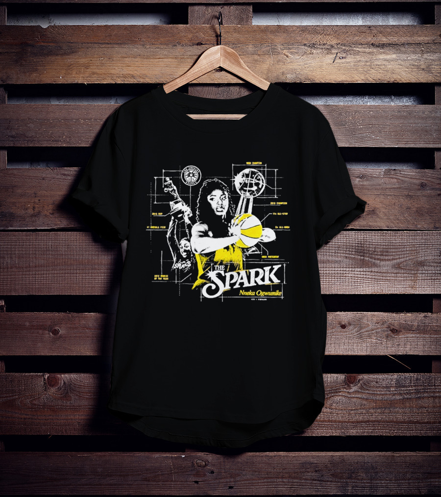 The Spark Nneka Ogwumike Final Game Celebration Thank You Los Angeles T-Shirt