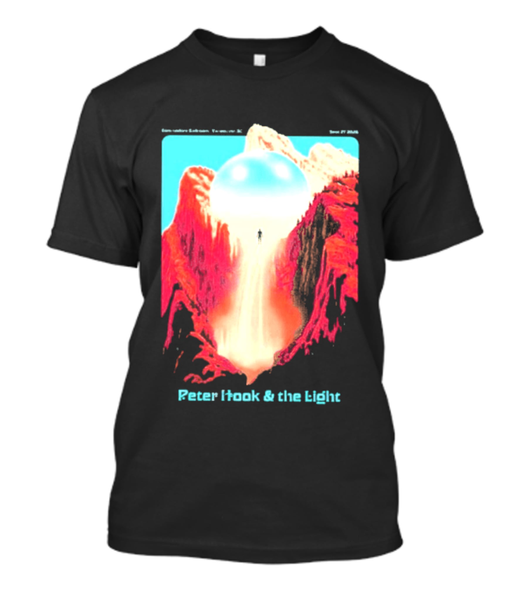 Peter Hook And The Light Vancouver BC Commodore Ballroom September 27 2026 Retro Futuristic Album Cover T-Shirt