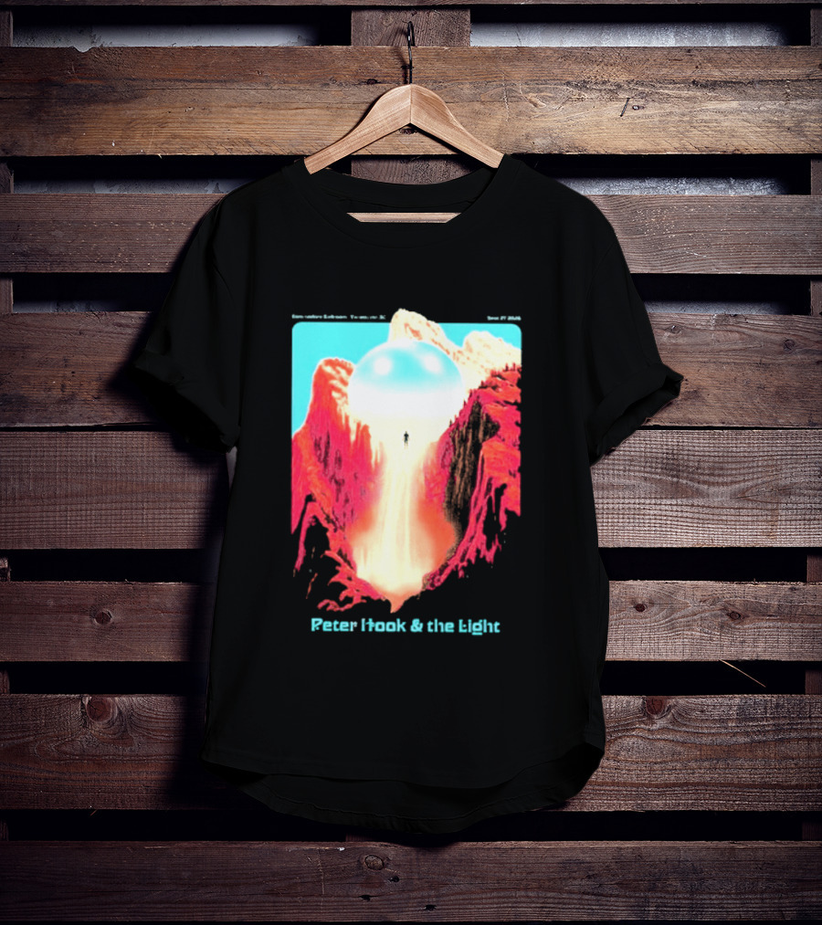 Peter Hook And The Light Vancouver BC Commodore Ballroom September 27 2026 Retro Futuristic Album Cover T-Shirt