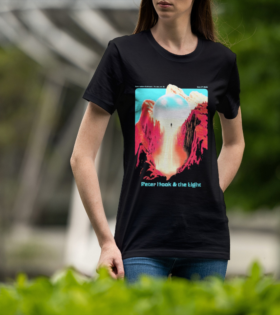 Peter Hook And The Light Vancouver BC Commodore Ballroom September 27 2026 Retro Futuristic Album Cover T-Shirt