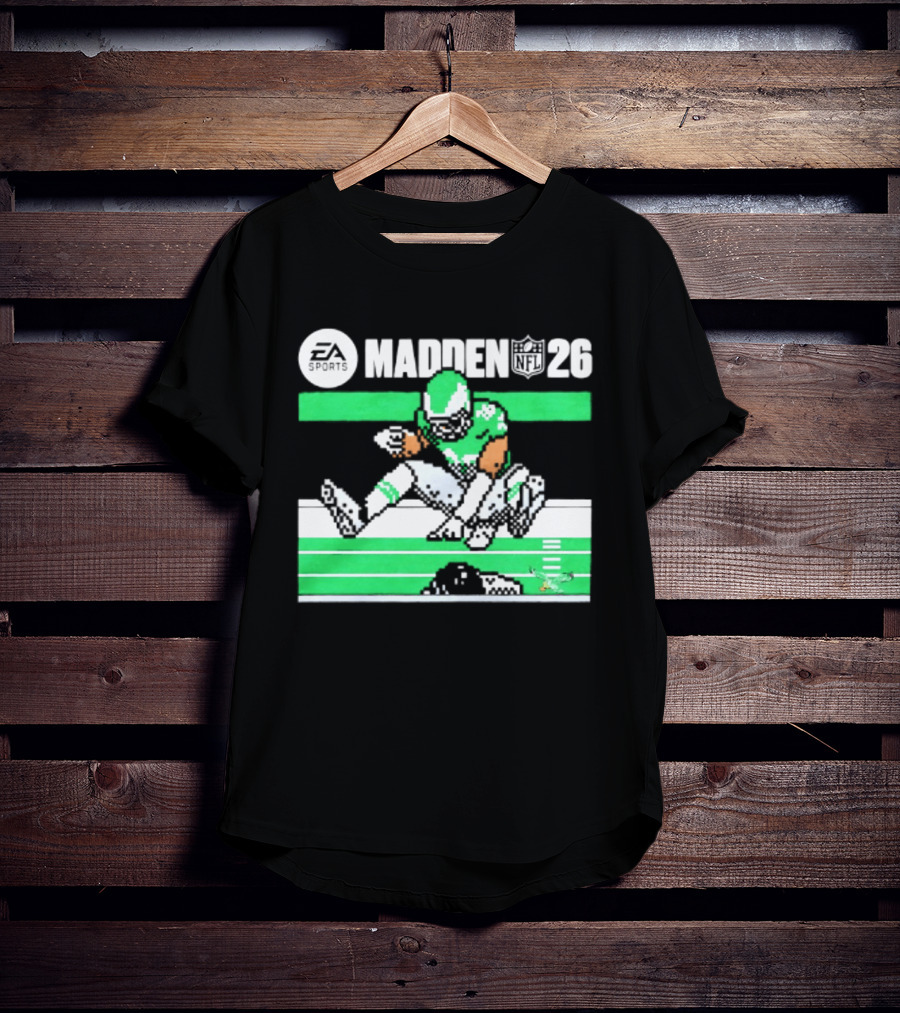 Saquon Barkley Philadelphia Eagles Madden 26 Football Gaming Fan T-Shirt