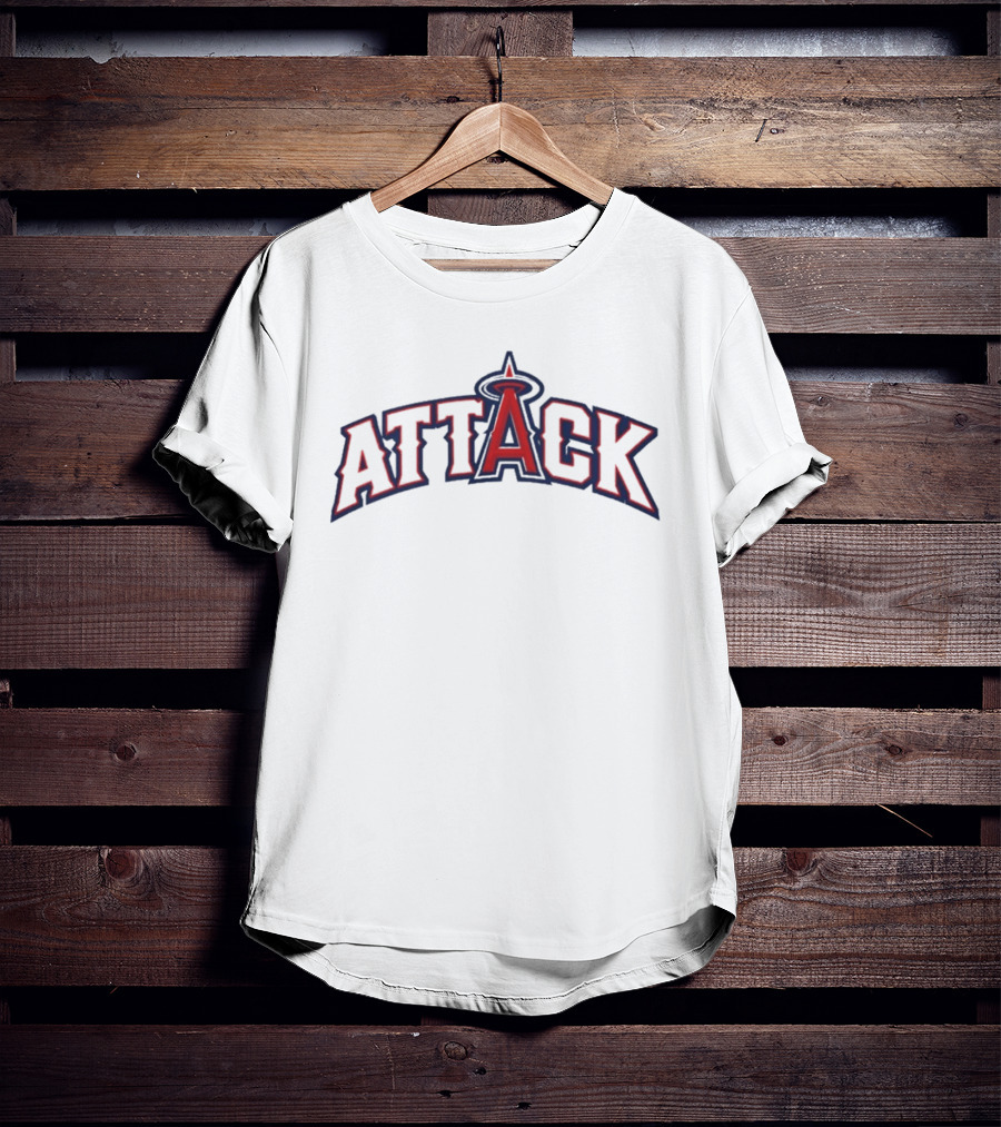 Samy Natera Jr Attack Iconic Angels Team T-Shirt