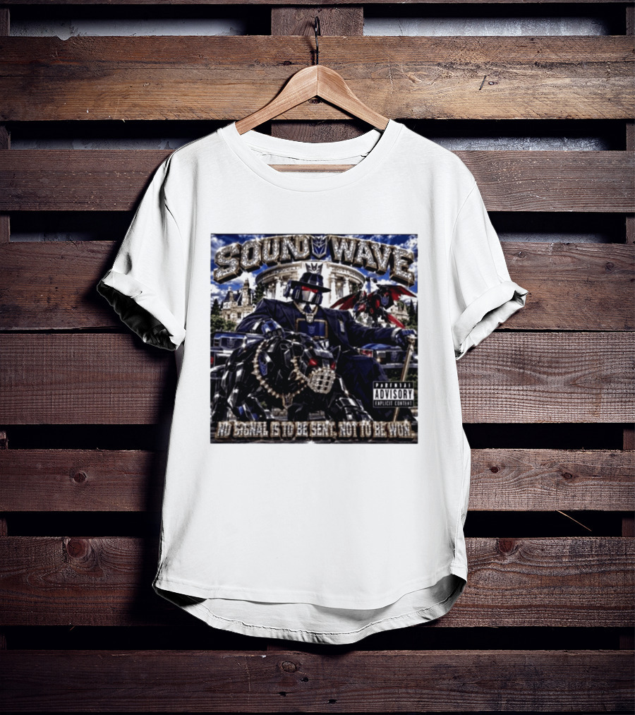 Sound Wave No Signal Is To Be Sent Not To Be Won Transformers T-Shirt