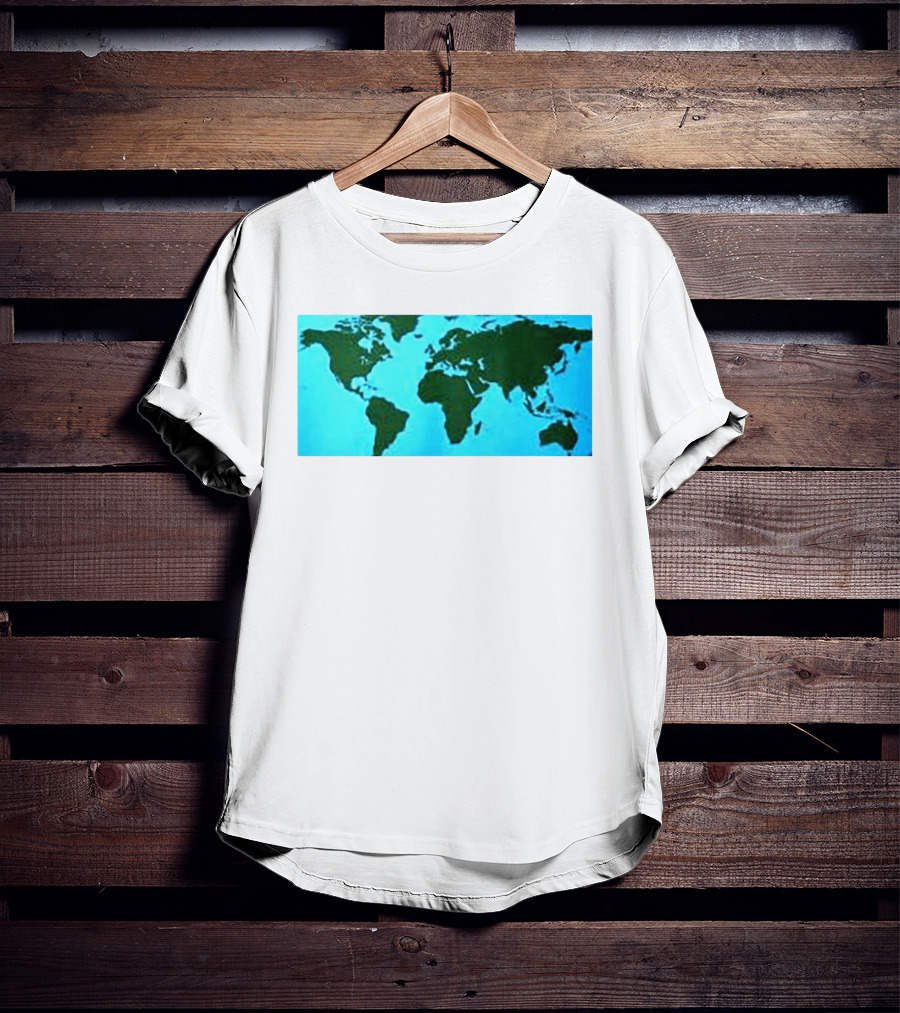 World Map Planet Earth Travel Adventure Journey T-Shirt