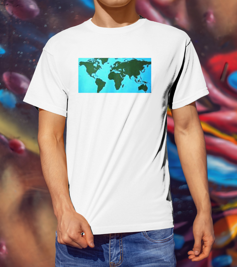 World Map Planet Earth Travel Adventure Journey T-Shirt