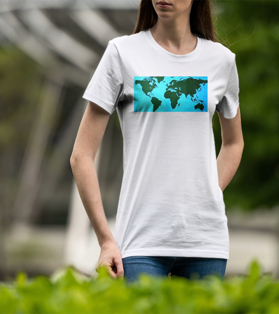 World Map Planet Earth Travel Adventure Journey T-Shirt