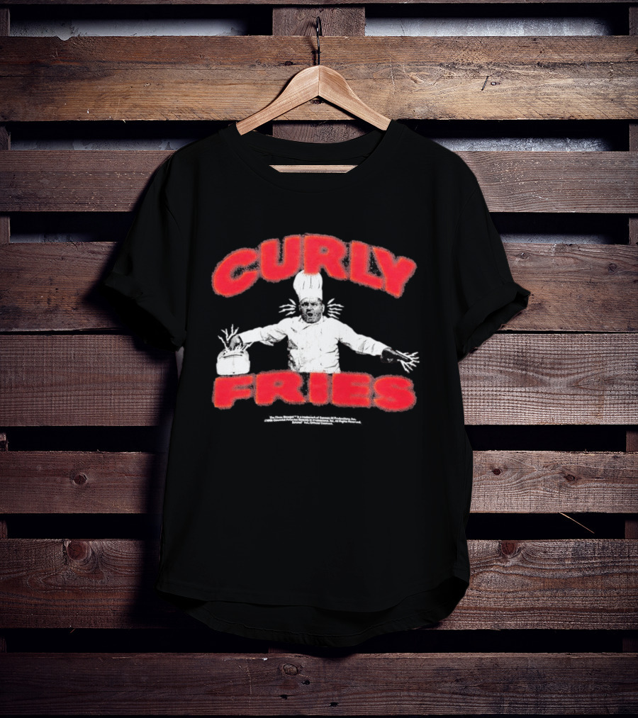 Finn Wolfhard Curly Fries Chef 2026 Faces Mashed Potato T-Shirt