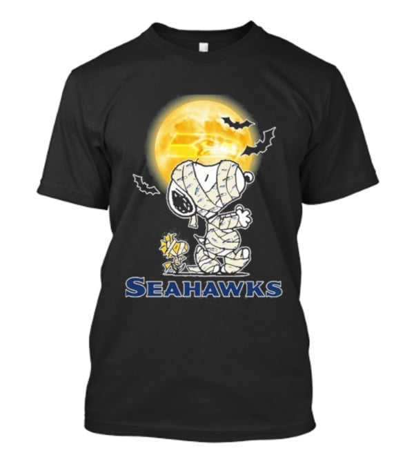 Seahawks Snoopy 2026 Halloween Celebration T-Shirt