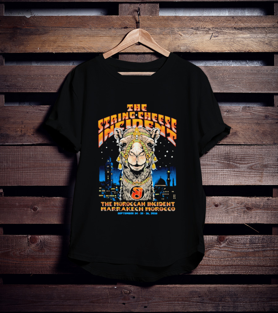 The String Cheese Incident Moroccan Incident Marrakech Morocco September 24 25 26 2026 T-Shirt