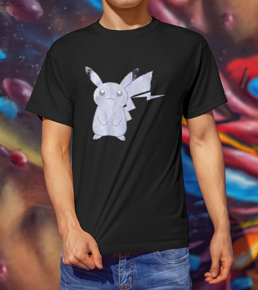 Thunderbolt Project Black Pikachu By Fragment And Pokémon Los Angeles T-Shirt
