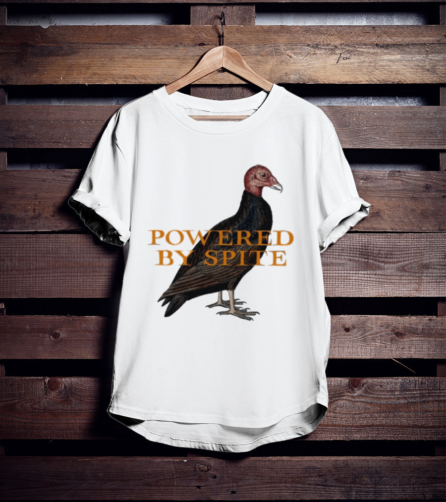 Powered By Spite Turkey Vulture T-Shirt