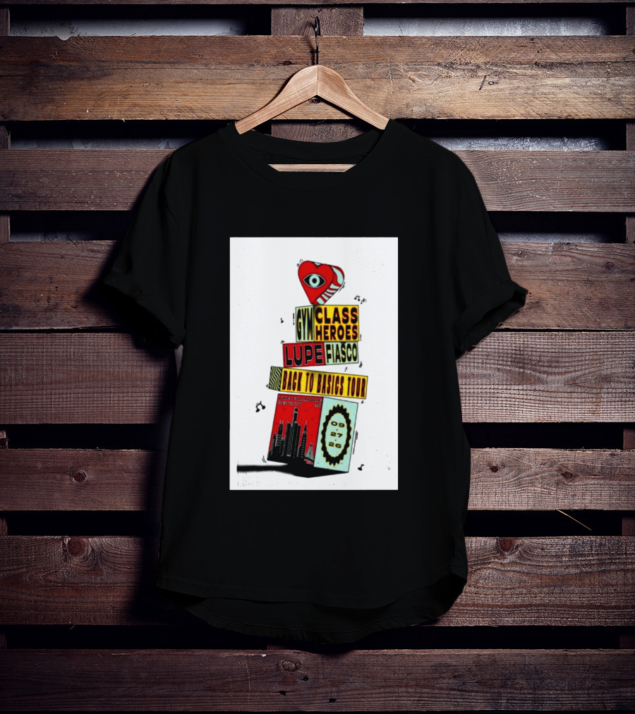 Back To Basics Tour Gym Class Heroes Lupe Fiasco The Fillmore Detroit Sep 27 2026 T-Shirt