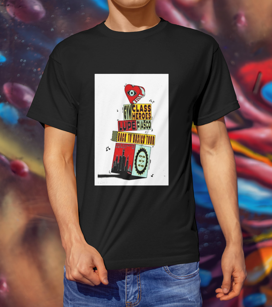 Back To Basics Tour Gym Class Heroes Lupe Fiasco The Fillmore Detroit Sep 27 2026 T-Shirt