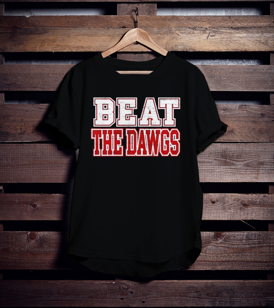 Beat The Dawgs NCAA Football Rivalry Game Day T-Shirt