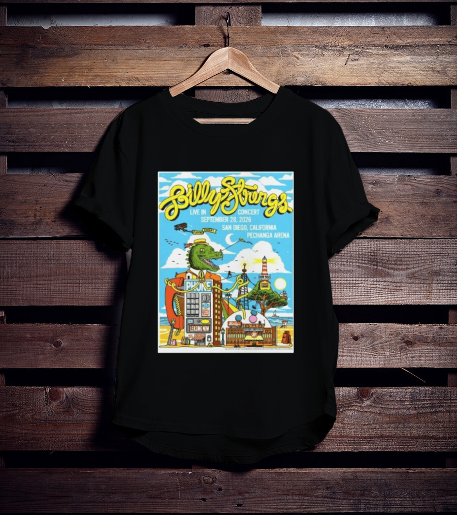 Billy Strings Live In Concert September 28 2026 San Diego Pechanga Arena T-Shirt