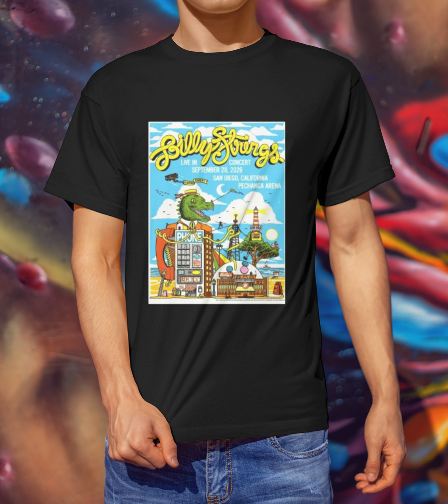 Billy Strings Live In Concert September 28 2026 San Diego Pechanga Arena T-Shirt