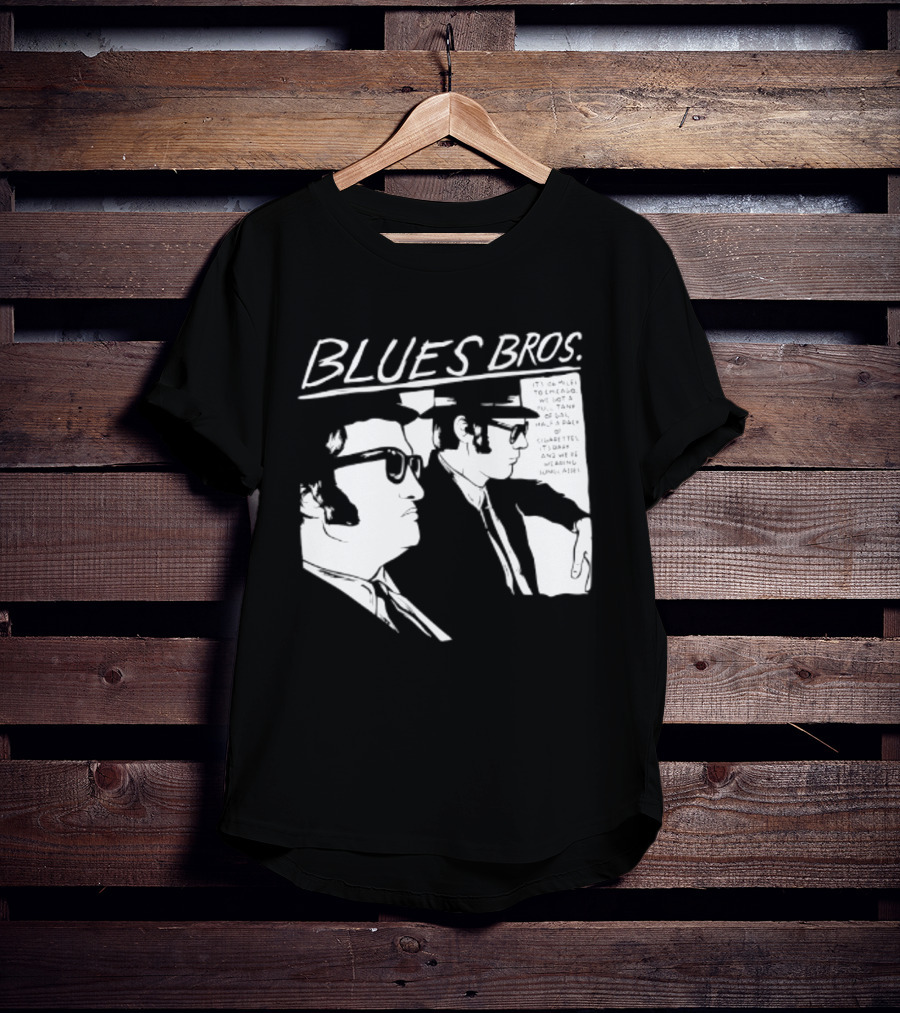 Blues Brothers It's 106 Miles To Chicago Full Tank Of Gas Half A Pack Of Cigarettes T-Shirt
