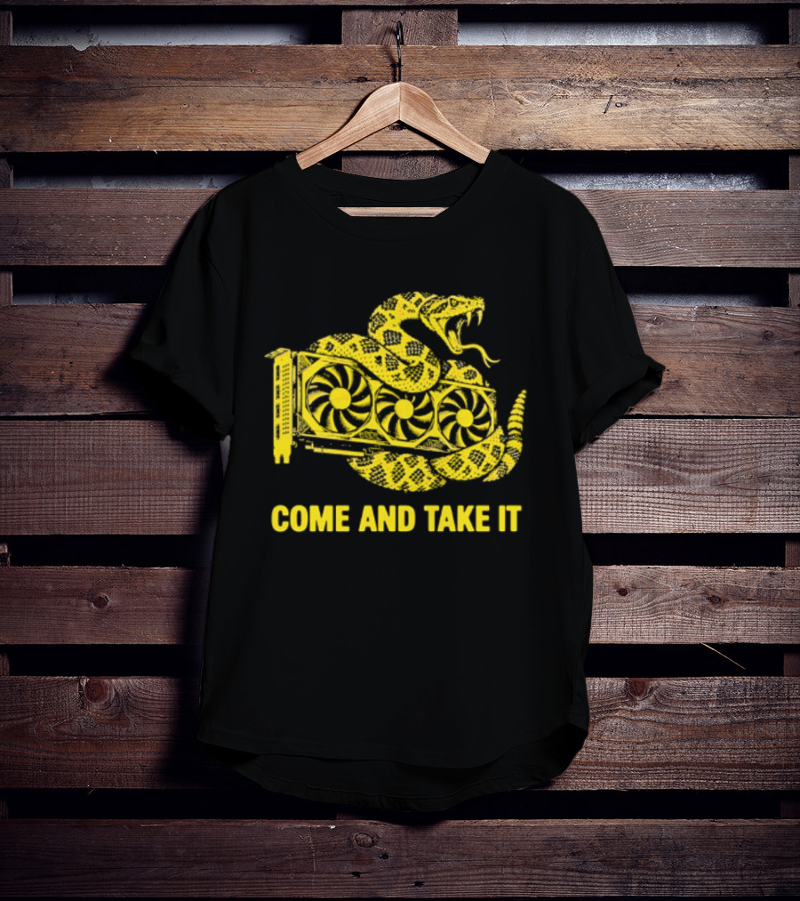 Come And Take It Snake GPU Graphic Card T-Shirt