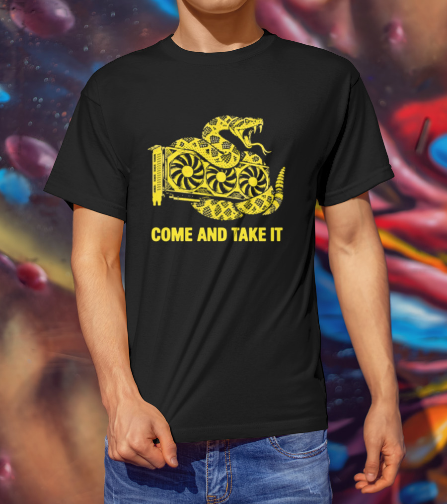 Come And Take It Snake GPU Graphic Card T-Shirt