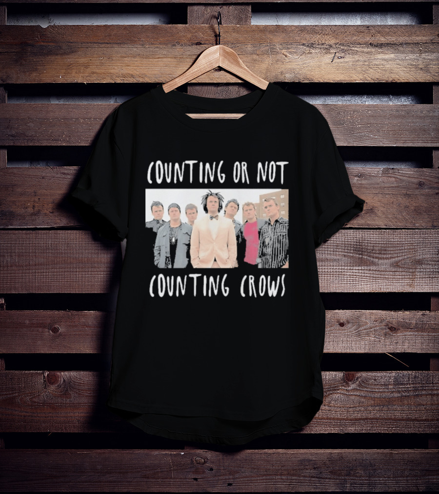 Counting Or Not Counting Crows Band Visual T-Shirt