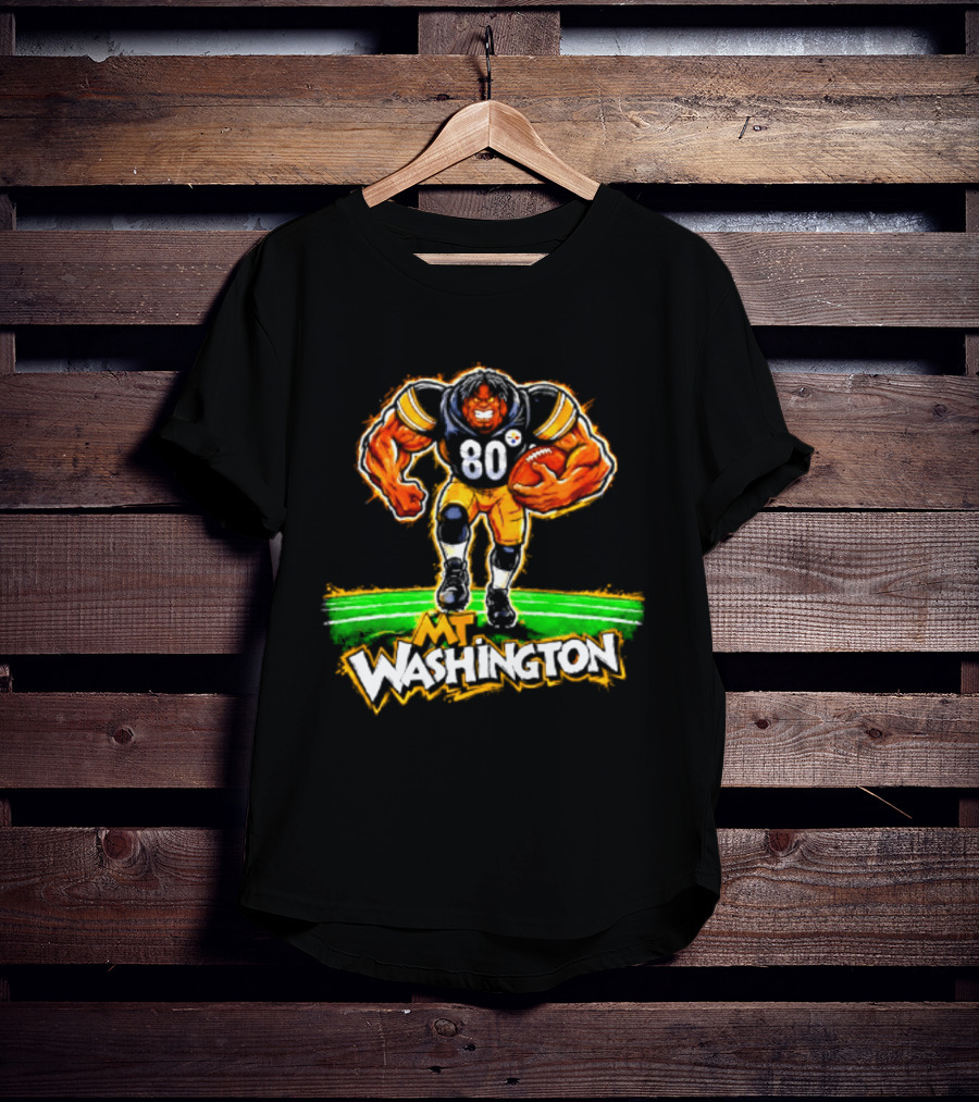 Pittsburgh Steelers Darnell Washington No 80 Washington Paint T-Shirt