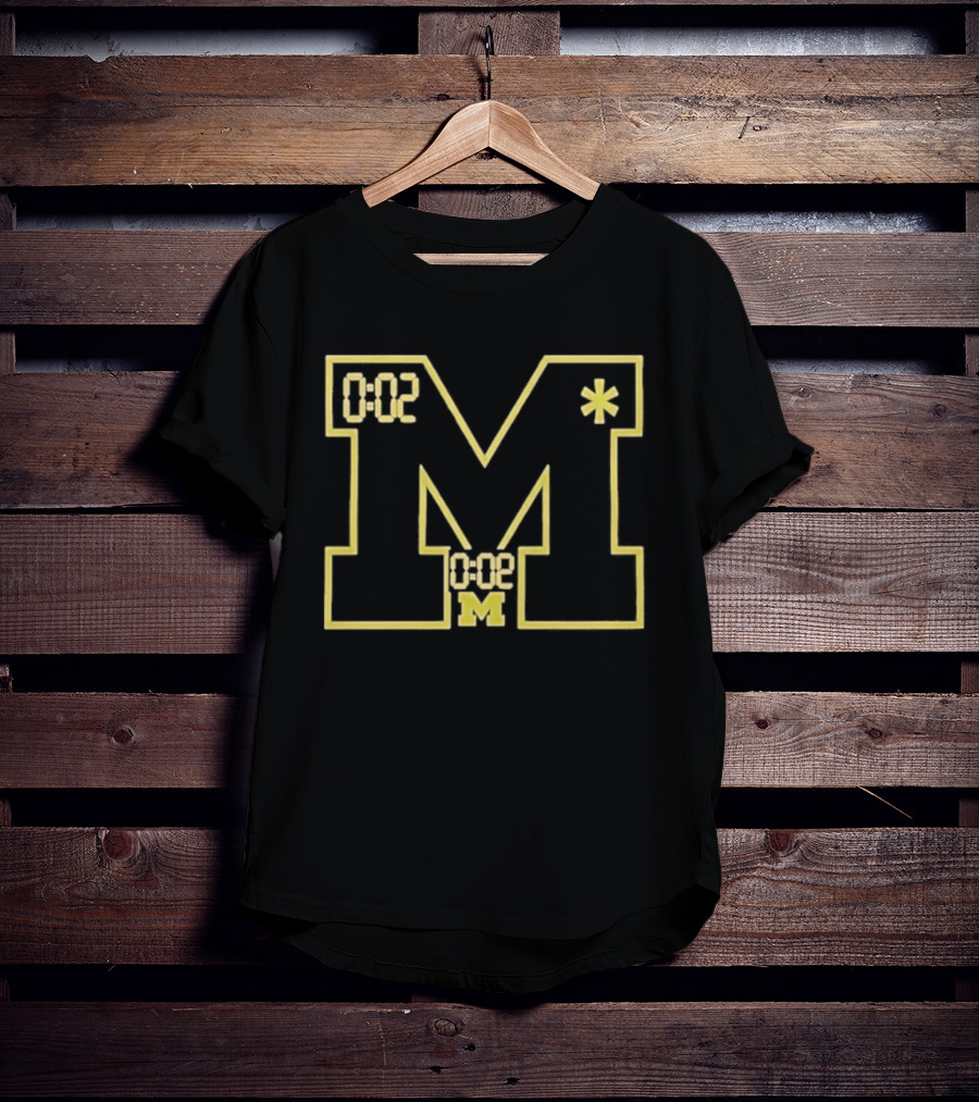 Michigan Wolverines Big Ten Football 002 Asterisk NCAA 2026 T-Shirt