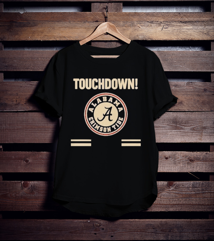 Alabama Crimson Tide Touchdown NCAA 2026 College Football T-Shirt