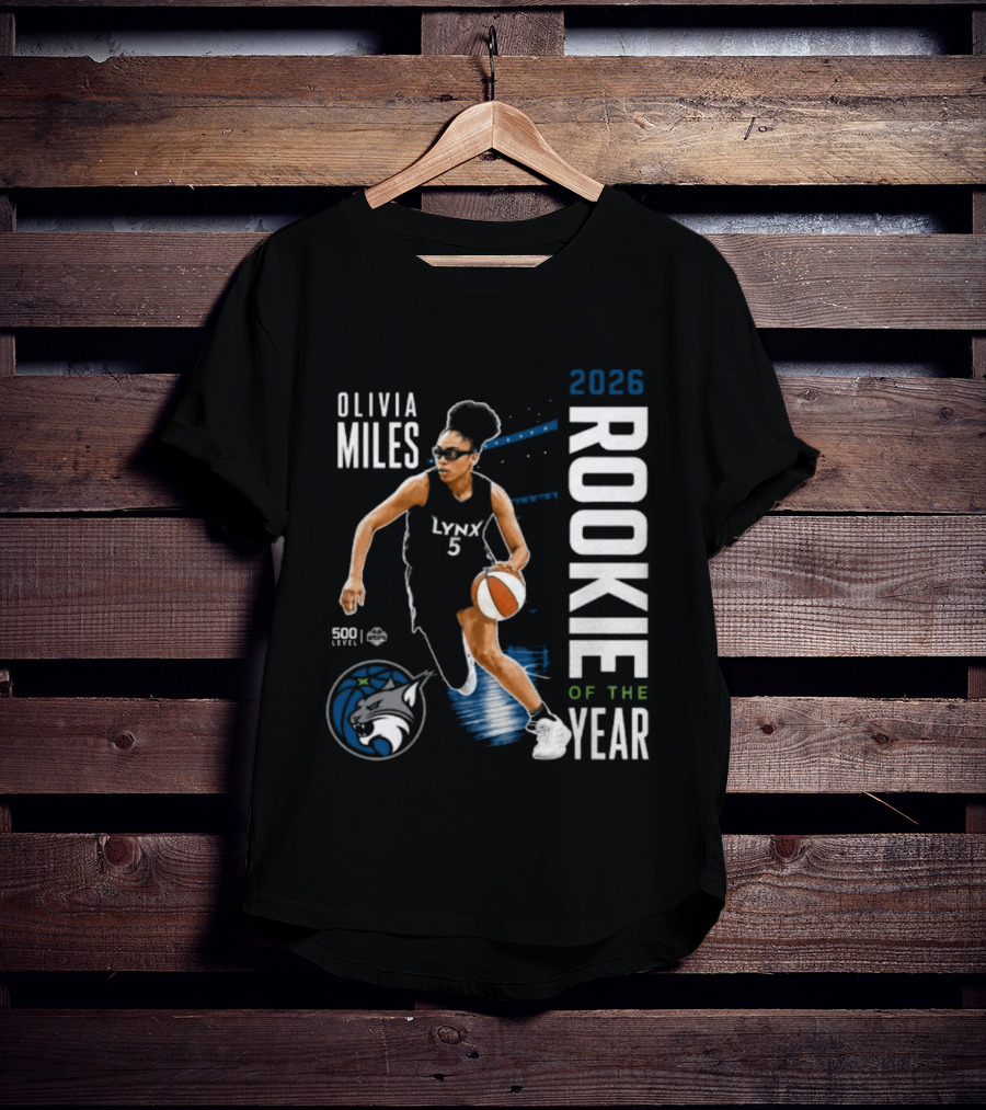 Olivia Miles Lynx 2026 Rookie Of The Year Basketball Legend T-Shirt
