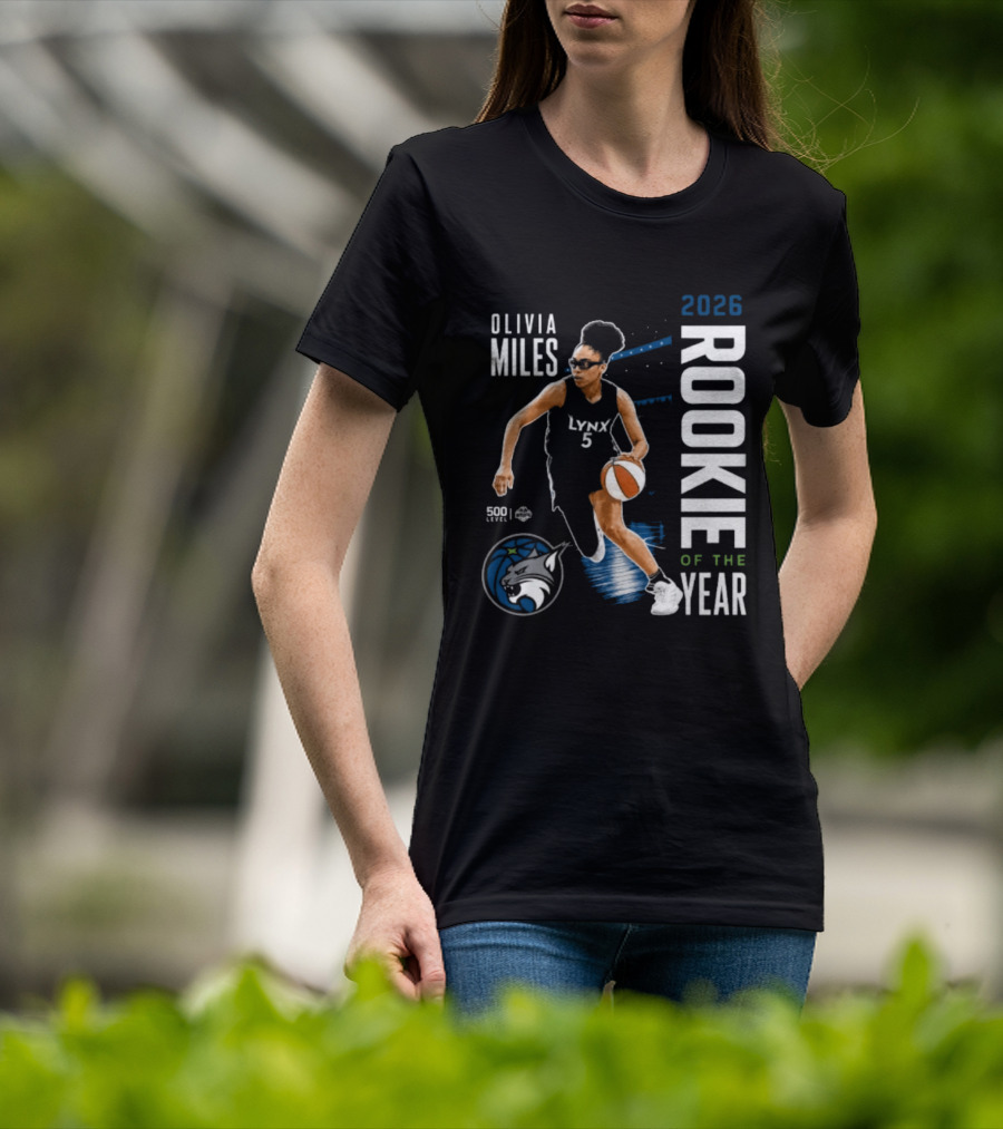 Olivia Miles Lynx 2026 Rookie Of The Year Basketball Legend T-Shirt