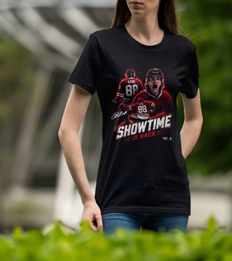 Patrick Kane 88 Showtime Is Back Chicago Trio T-Shirt