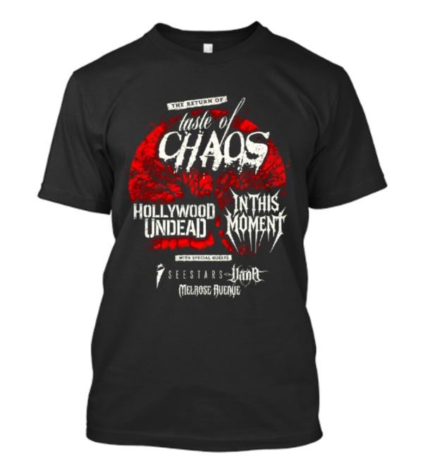 Taste Of Chaos 2026 Tour Featuring Hollywood Undead In This Moment We Came As Romans T-Shirt