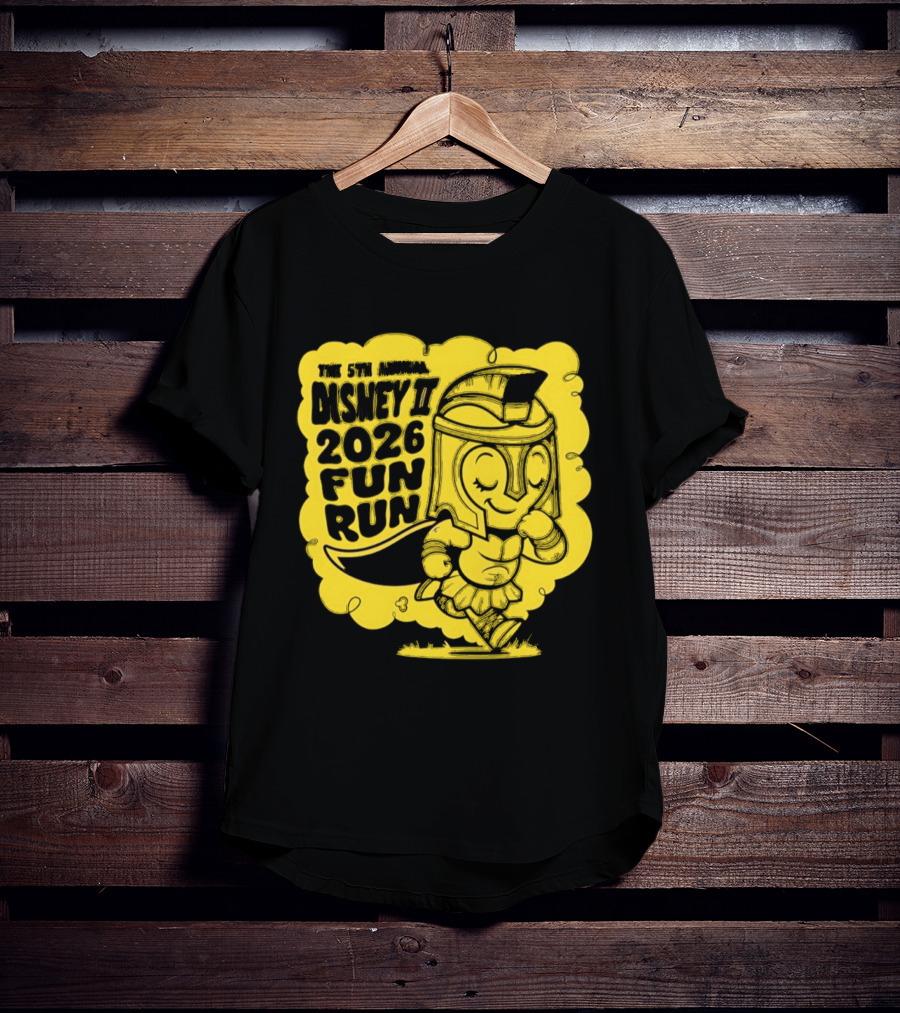The 5th Annual Disney II 2026 Fun Run Harebrained Character Celebration T-Shirt