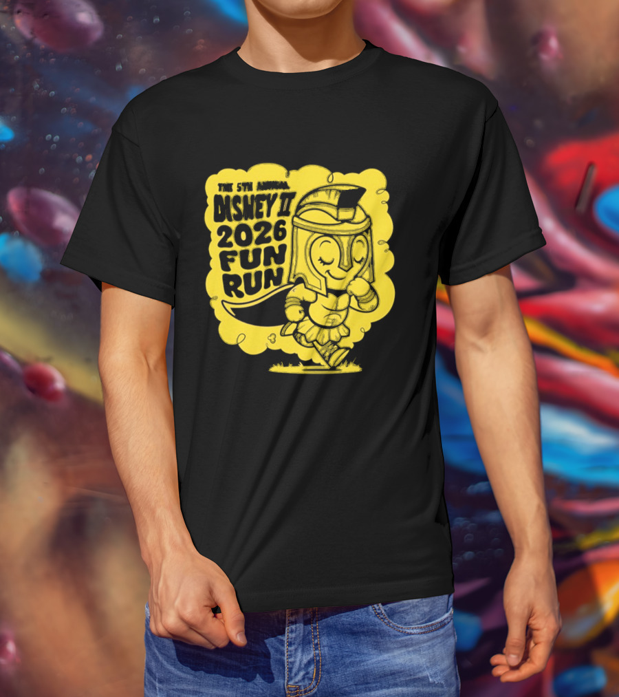The 5th Annual Disney II 2026 Fun Run Harebrained Character Celebration T-Shirt