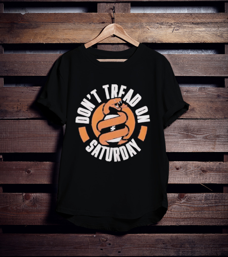 Virginia Tech Hokies Football Don't Tread On Saturday Gametime Spirit T-Shirt