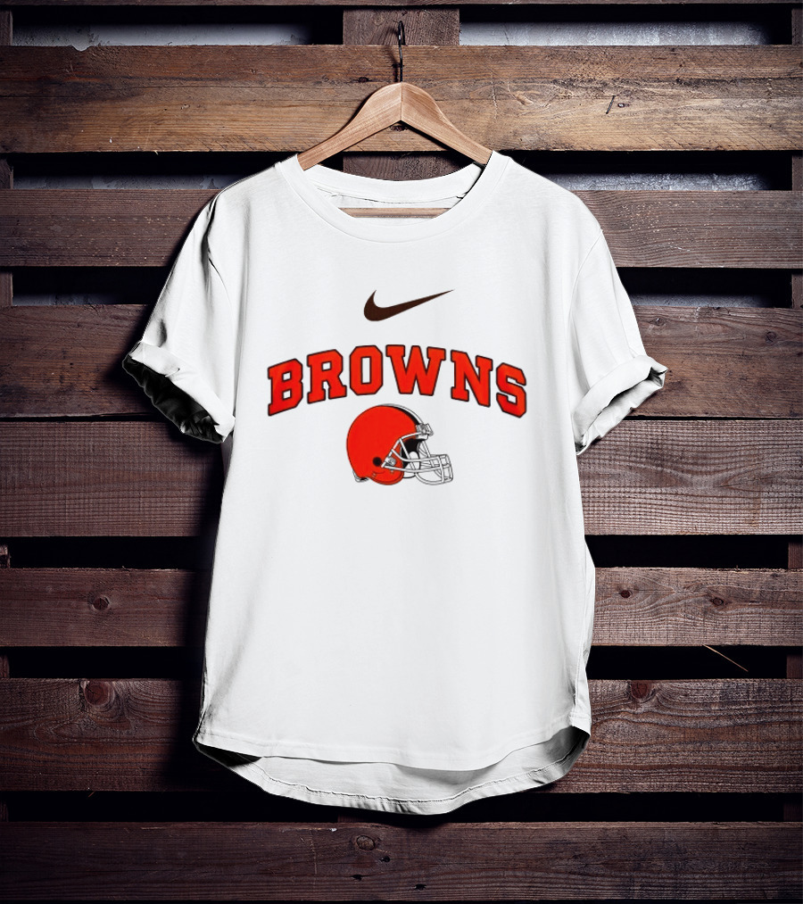 Cleveland Browns Nike Helmet Browns Make Washington Grateful Again Game Day T-Shirt