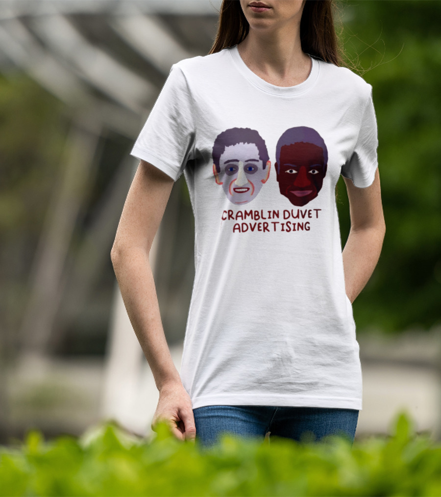 Cramblin Duvet Advertising Comedy TV Show Faces T-Shirt